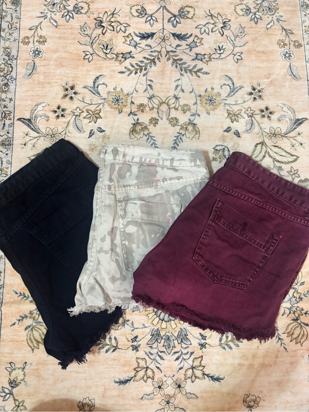 Free People denim short bundle